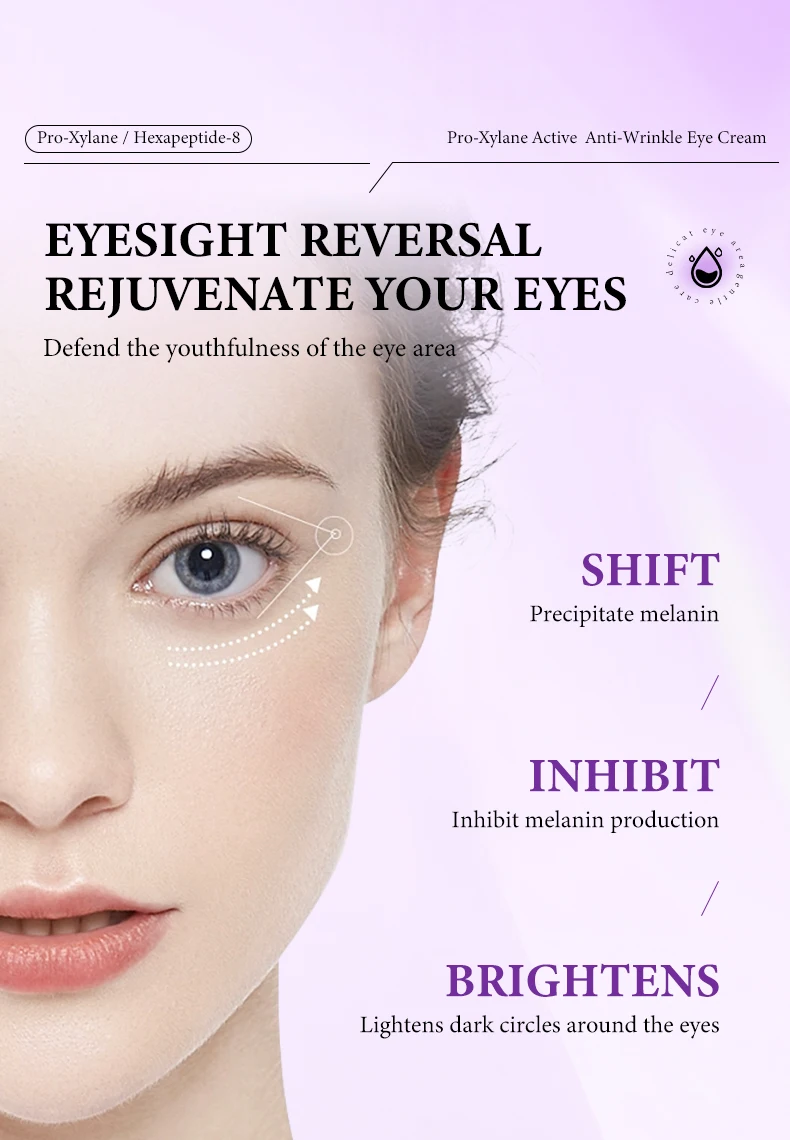 Instant Eye Bag Removal Cream Retinol Anti-Wrinkle Firming Skin Fade Fine Lines Anti Dark Circle Puffiness Brighten Eye skinCare