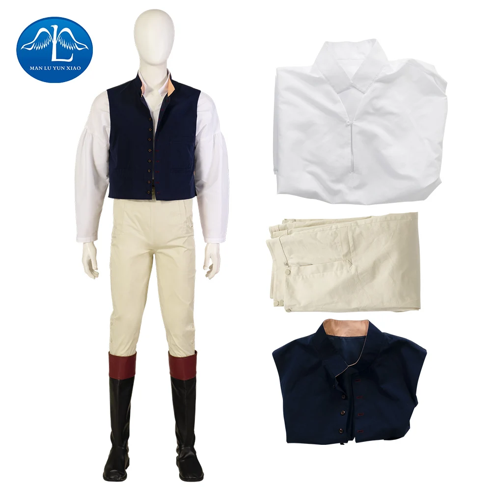 

Eric Cosplay Costume 2023 Mermaid High Quality Prince Cosplay Uniform Clothes Suit Halloween Costumes for Men