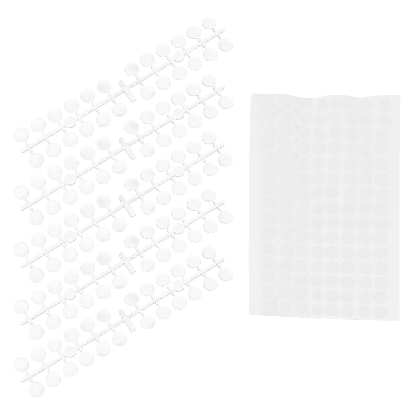 4세트 라운드 네일 컬러 플레이트 내구성 있는 매니큐어 디스플레이 보드 네일 아트 샘플 차트 컬러 카드 매니큐어 컬러 디스플레이 카드