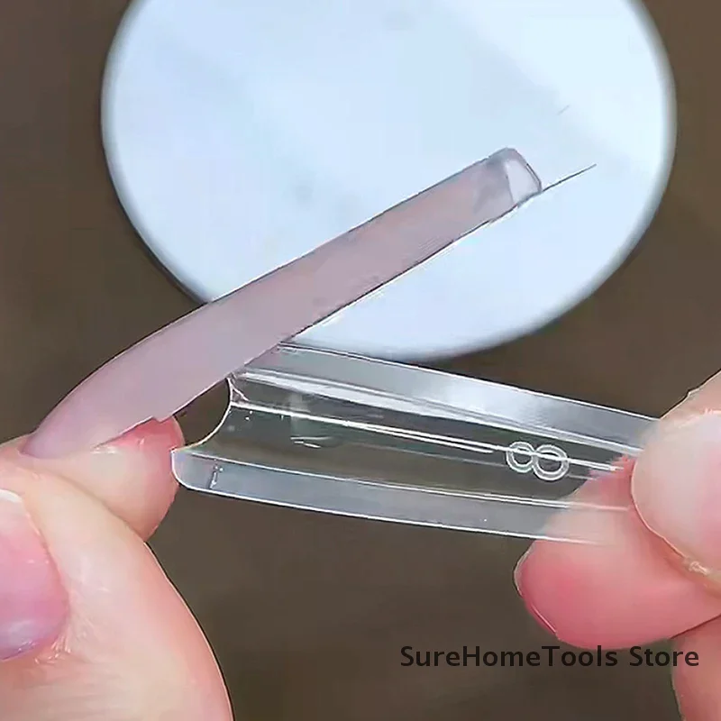 240PCS 15 Sizes Sandwich Dual Nail Forms Top Bottom Mold Almond Nail Extensions UV Gel DIY Nail Art Tools Salon Home Supplies