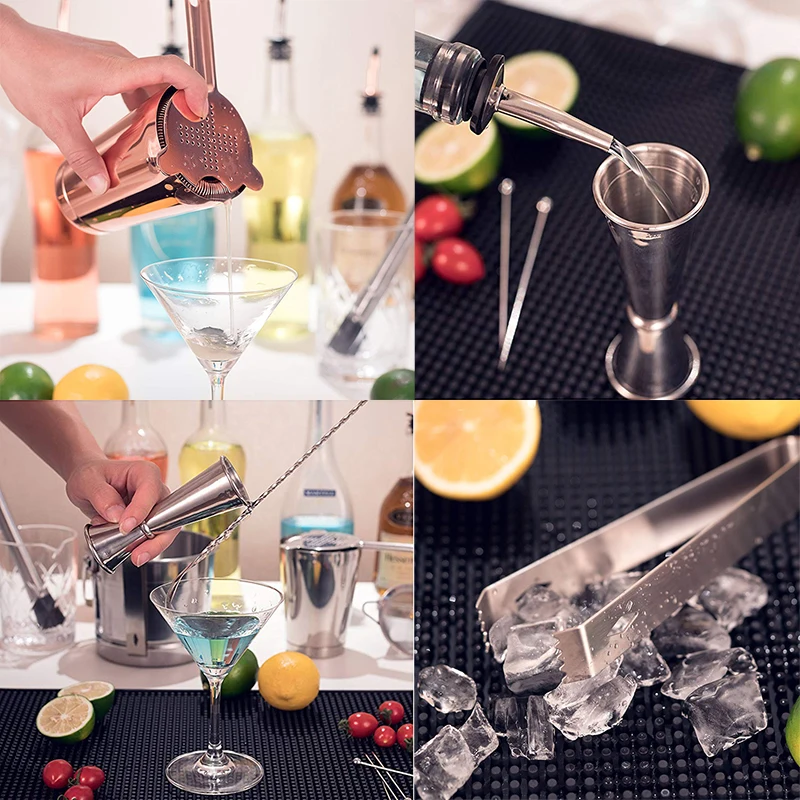 Boston Cocktail Shaker Set Bar Tools Set Martini Bartending Shakers Kit Stainless Steel Bar Accessories Jigger Mixer 750ml/600ml