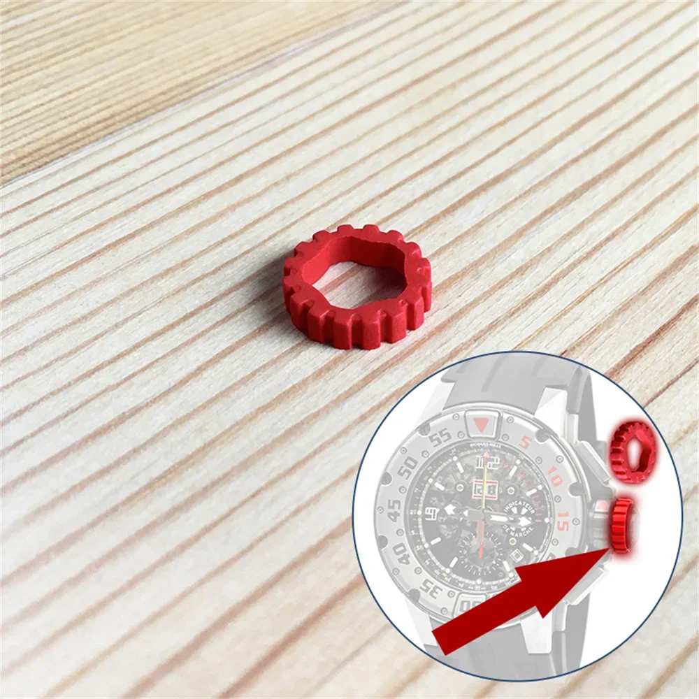 Orologio Corona In Gomma Per Richard Mille Rm032 Flyback Diver Orologio Cronografo Da 50Mm