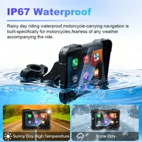 Jansite 5‘’ Motorcycle Carplay Navigation Android Auto Motor IPS Screen IP67 TPMS Easy to Install Universal - Image 4