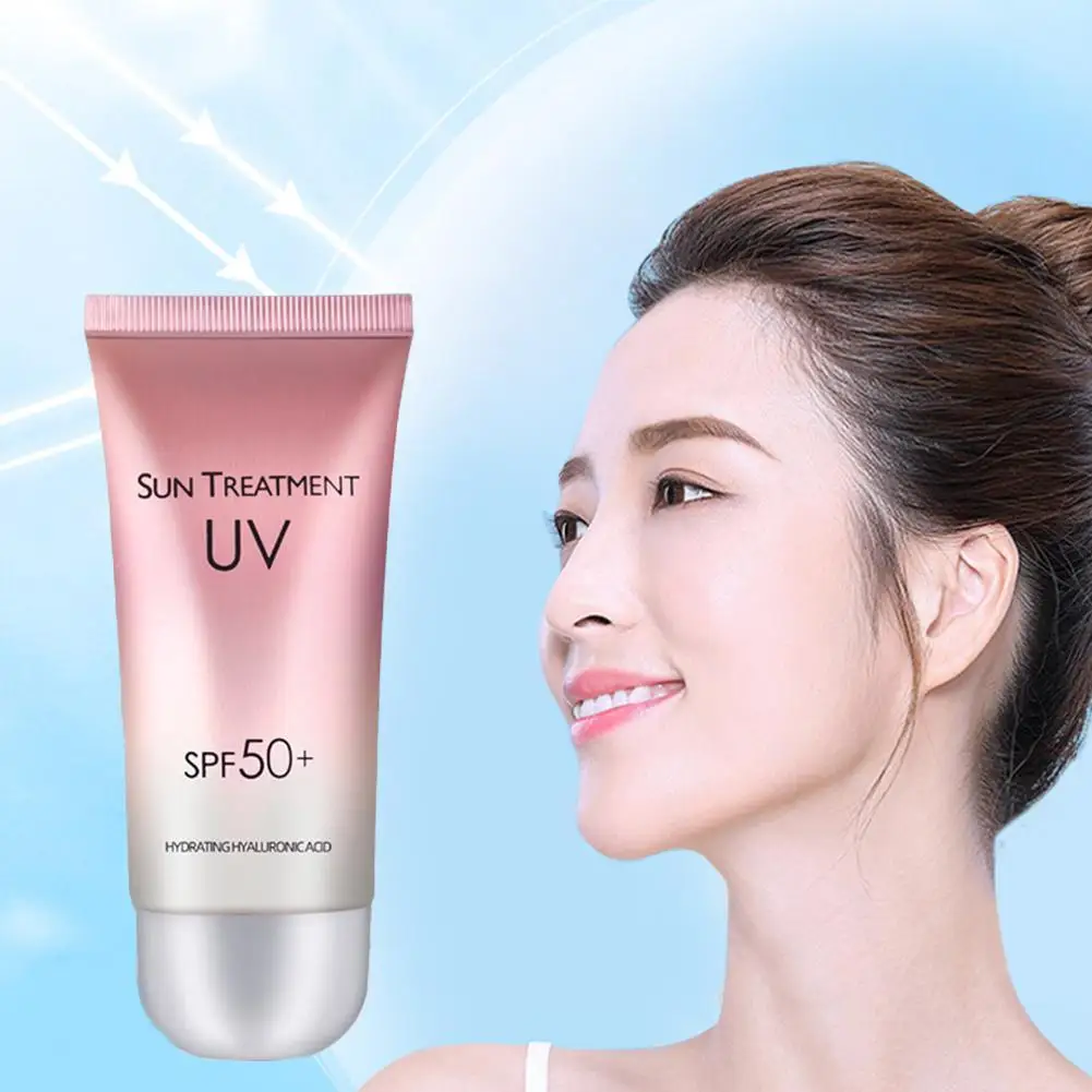 Whitening Sunscreen SPF50+ UV Protection Sun Screen Lsolation Moisturizing Brightening Face Body Arms Thighs Sunblock Skin Care