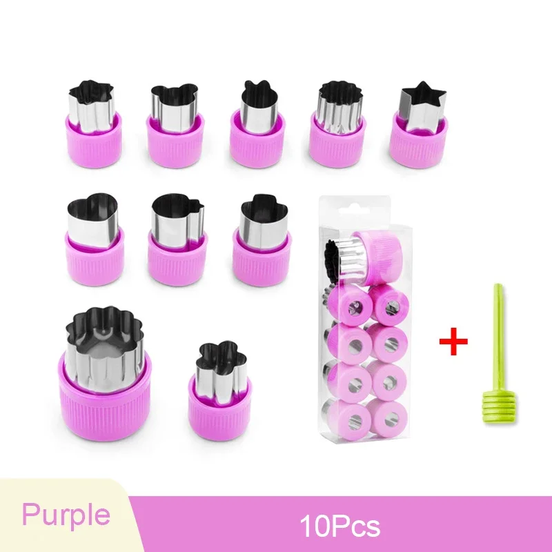 Purple 10pcs