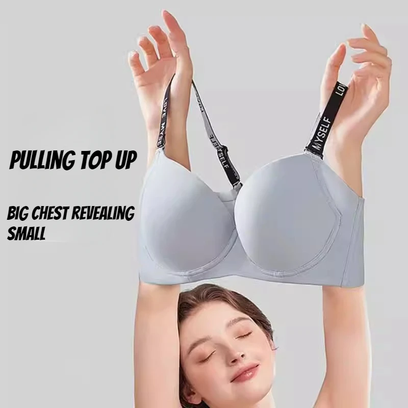 Seamless Womens Push Up Bra Modeled Cups Underwire Female Solid Minimizer Lingerie T-shirt Bra 34 36 38 40 42 B C D 2