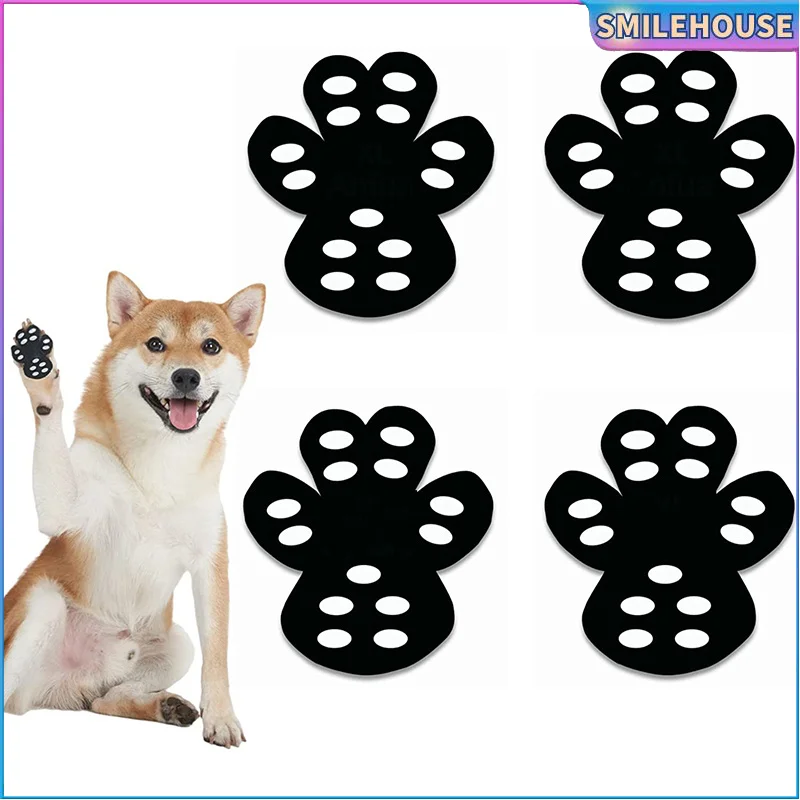 Dog Paw Protector Anti-Slip Grip Pad Set to Provides Traction and