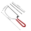 X37E Fine-toothed Mini Scroll Coping Plastic, and Steel Metal DIY Hand Hacksaw Woodworking Tool Replacement 6
