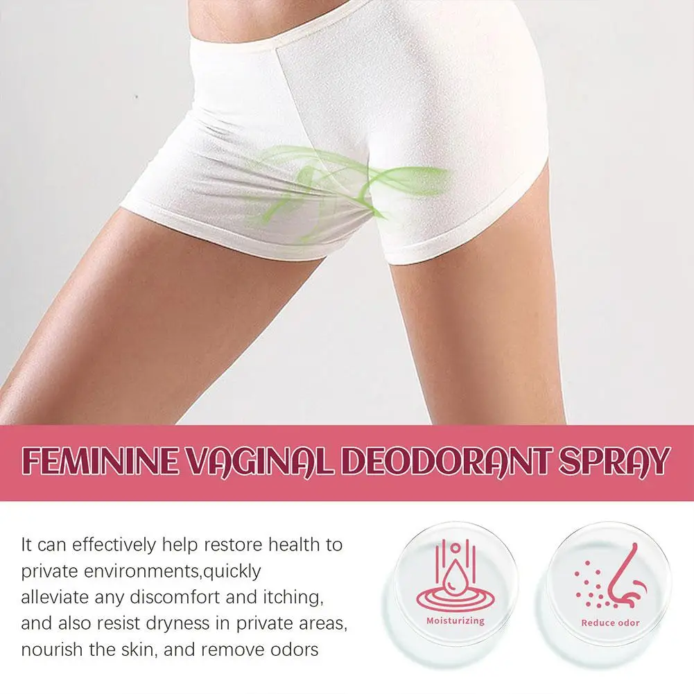 Women Private Parts Spray Natural Plant Vaginal Deodorant Spray Moisturizing Vaginal Care Intimate Part Feminine