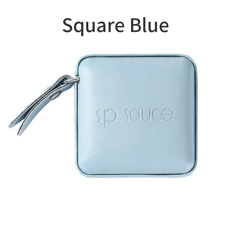 Soft Square Retractable Tape Measure with Push Button for Sewing and Body Measurement