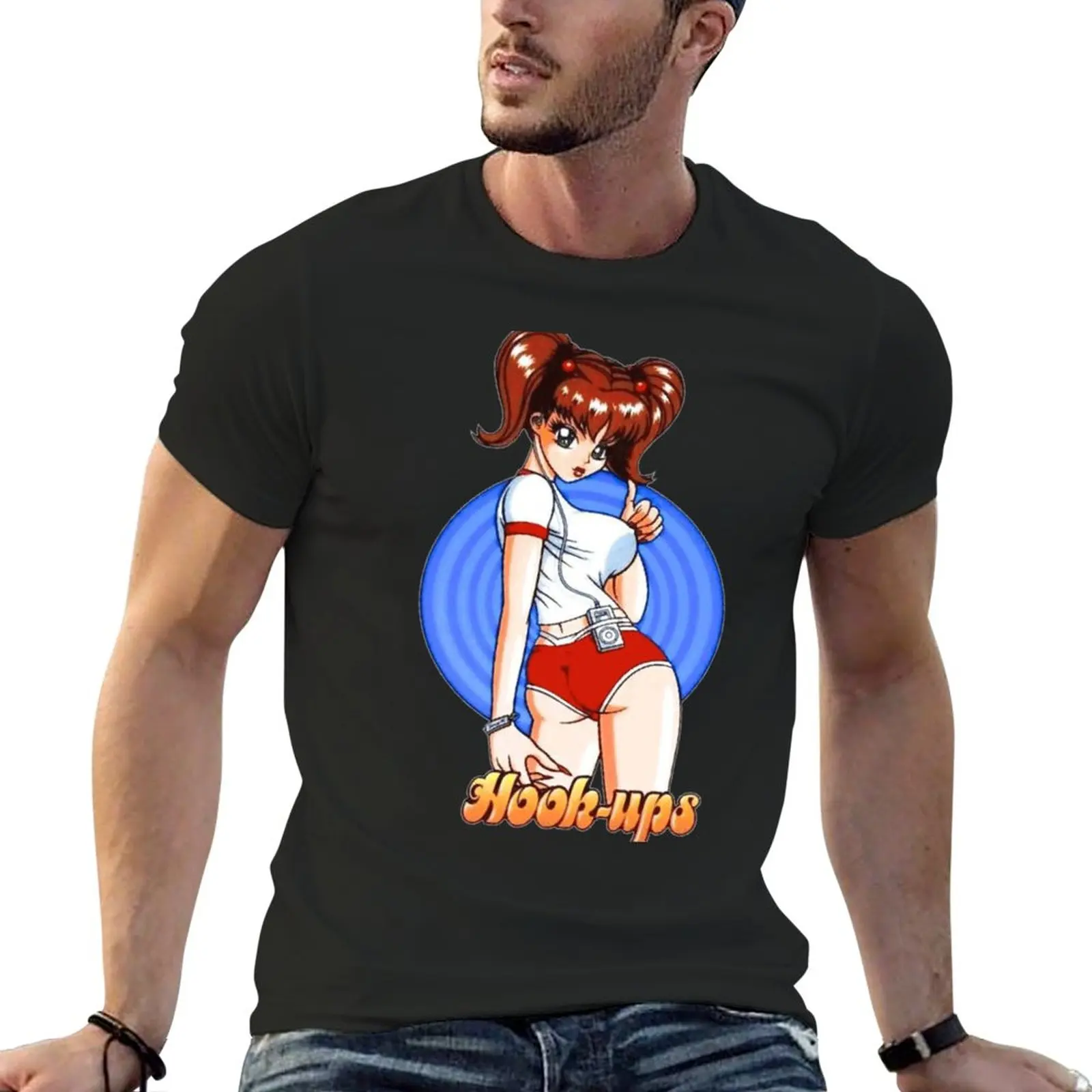 

New The Chick Hook-Ups Skate Oldschool T-Shirt anime clothes custom t shirt summer tops men t shirt