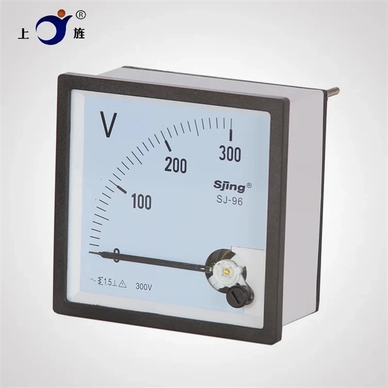 

1Pcs SJ-96 AC 200V 250V 300V 450V 500V 600V 750V Range Analog Voltmeter Gauge Panel voltmeter CP-96 CZ-96