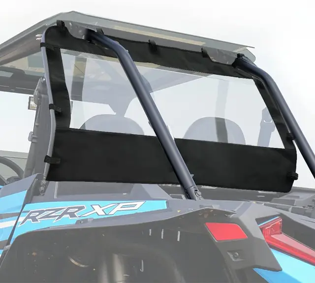 For UTV Rear Windshield,Back Window Compatible with Polaris RZR 1000 XP, XP 4 1000 1