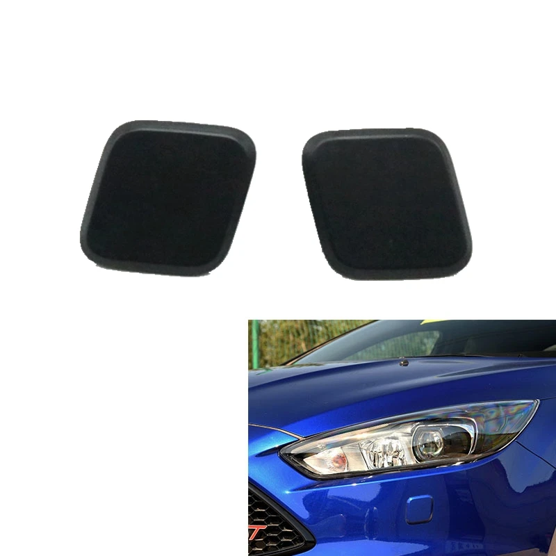 1 Pair Car Headlight Washer Spray Nozzle Cover Headlamp Washer Jet Cap