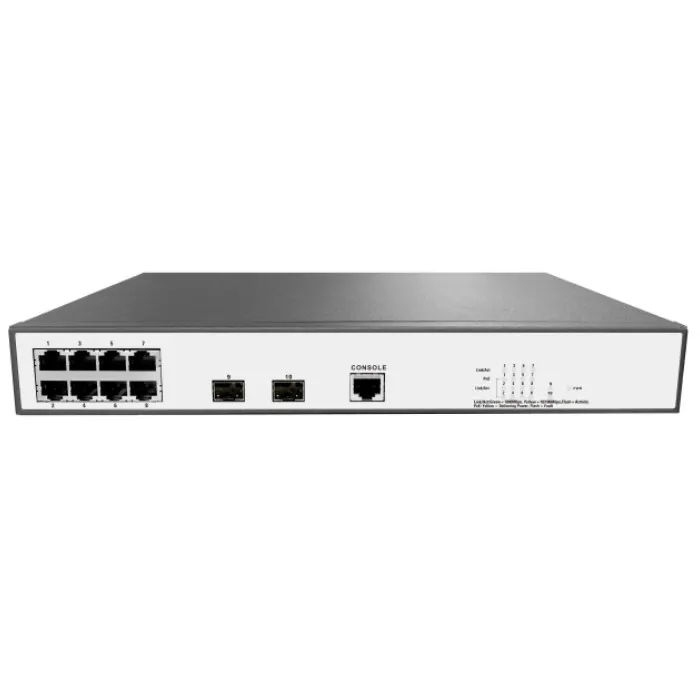 

Ethernet коммутатор PoE + 8 портов ODM/OEM 10G SFP + PoE 12 В для кампуса