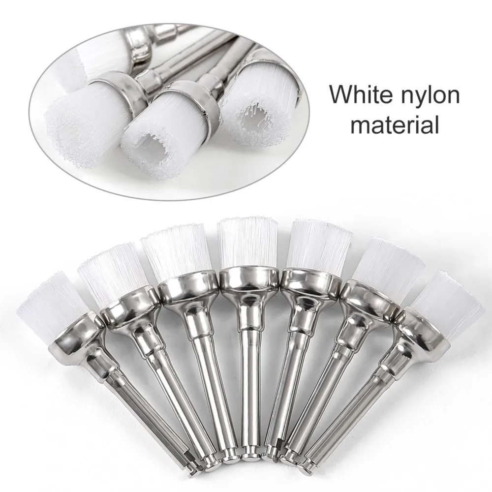 100 Brosses De Polissage Dentaire – Nylon Blanc, Pour Nettoyage Et Polissage Pro | Lot économique Pour Cabinet Dentaire