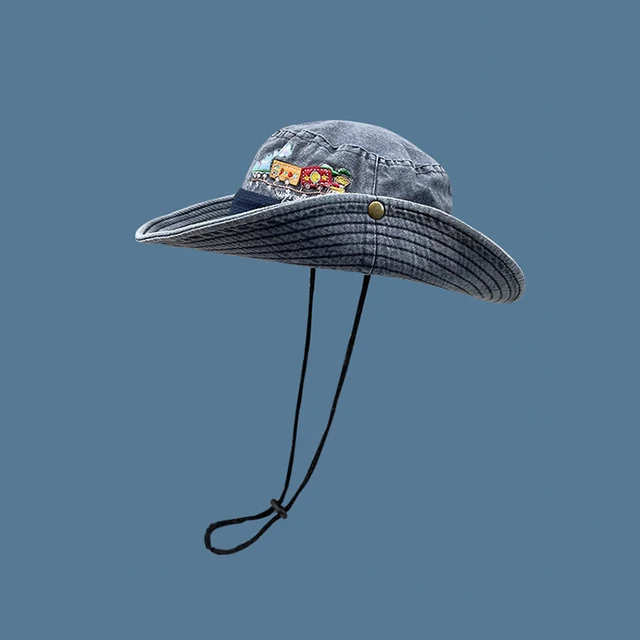 New Fashion Denim Fisherman Hat Women's Washable Summer Outdoor Sunscreen  Camping Hat Versatile Casual Mountaineering Hat - AliExpress