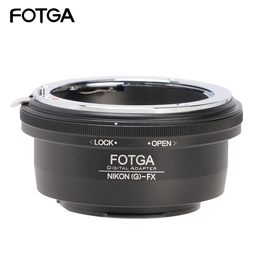 Adattatore Per Montaggio Obiettivo Fotga Per Anello Adattatore Nikon G-Fx Adatto Per Adattatore Per Fotocamere Mirrorless Serie Ai Nikon G-Lens A Fuji