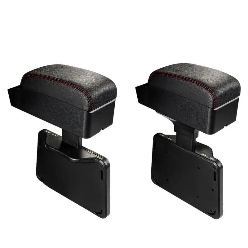 

Car Armrest Box Adjustable Auto Console Side Storage bag Center Console Armrest Seat container for Cars Trucks Most Vehicles