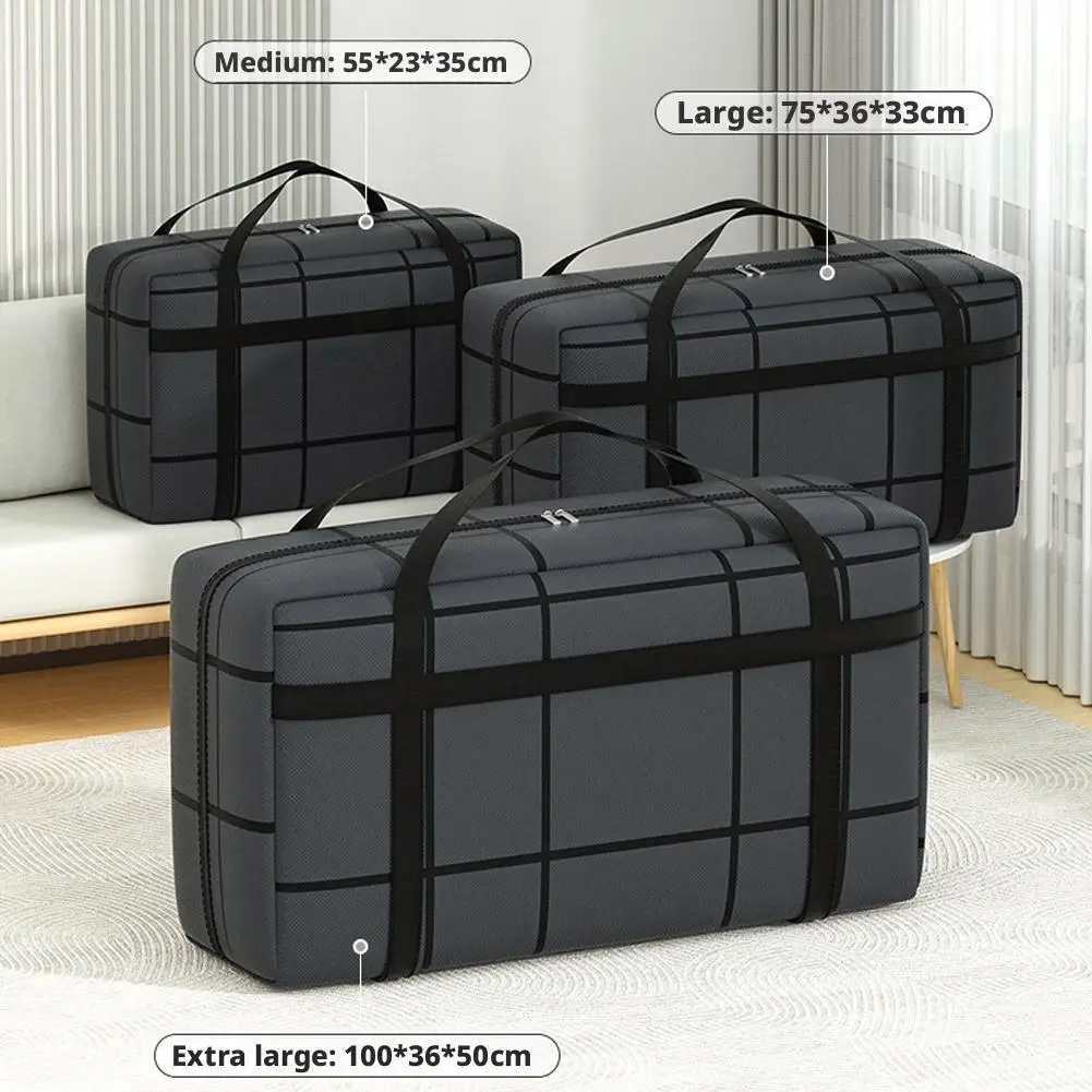 Bolsa de almacenamiento de telas no tejidas plegable de gran capacidad