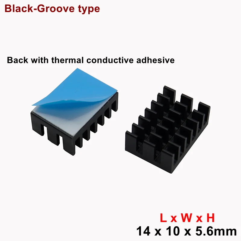 10-Pack Aluminum Heatsink Radiators for Enhanced Heat Dissipation