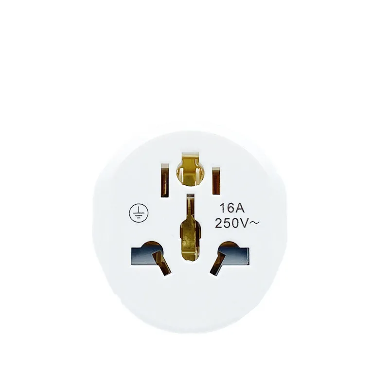 Coverzone Universal Travel Adapter – Compact UK, US & AU Plug Converter, 250V 16A, 1-Piece Socket
