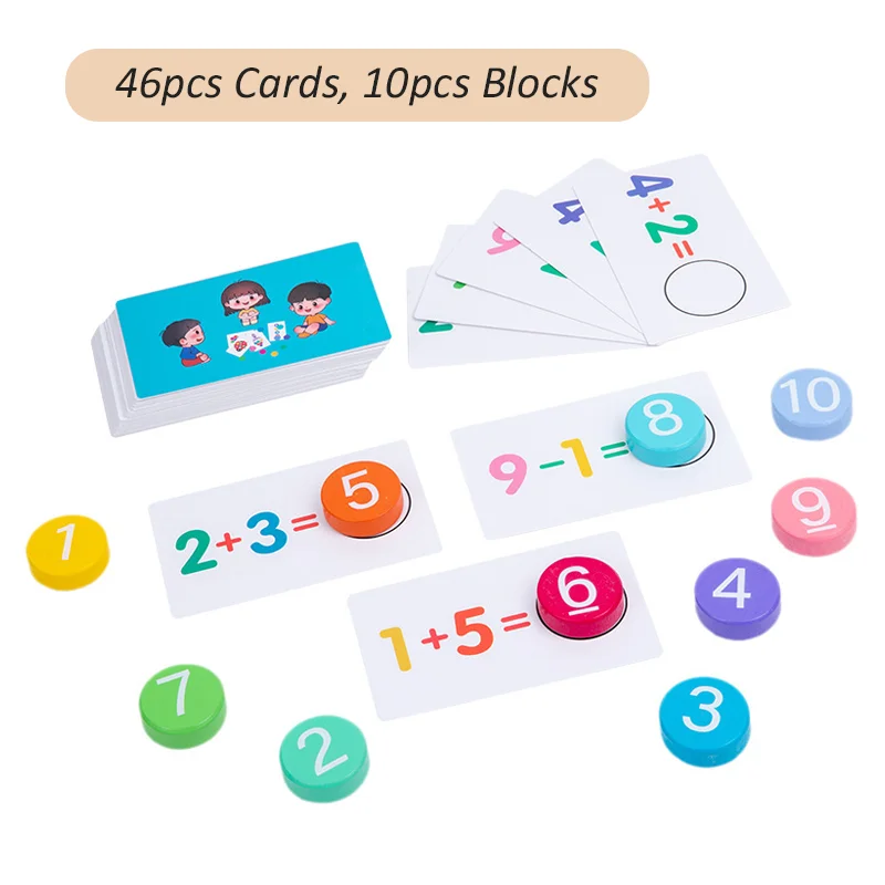 Educational Toys Math Toys Children Wooden Math Toy
