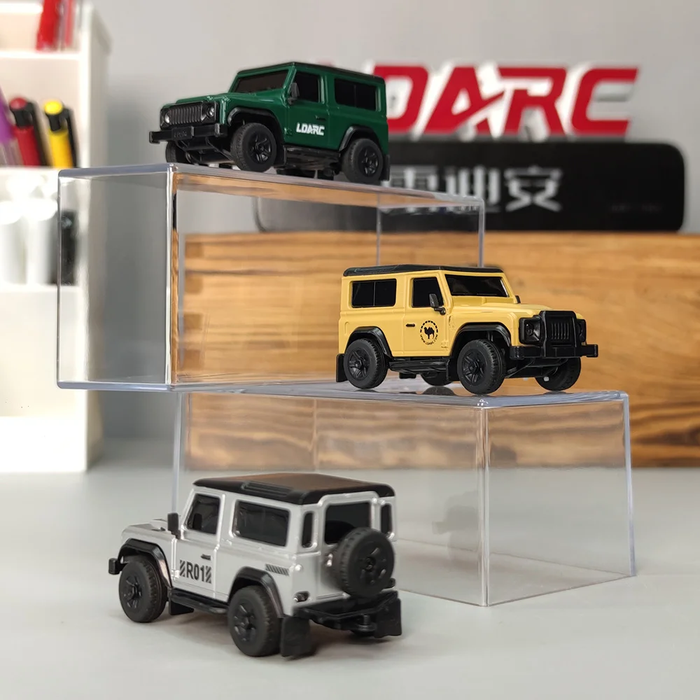 LDARC R01 1:64 Rc Car MINI Remote Control Model Car Tabletop Crawler Vehicle RTR 2.4GHz Custom Adults Hobby Children's Toy 2