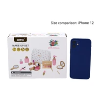 Wooden Pretend Play Makeup Toys Simulation Cosmetics Set Girls Play  Hairdressing Simulation Make Up Preschool Toys 2