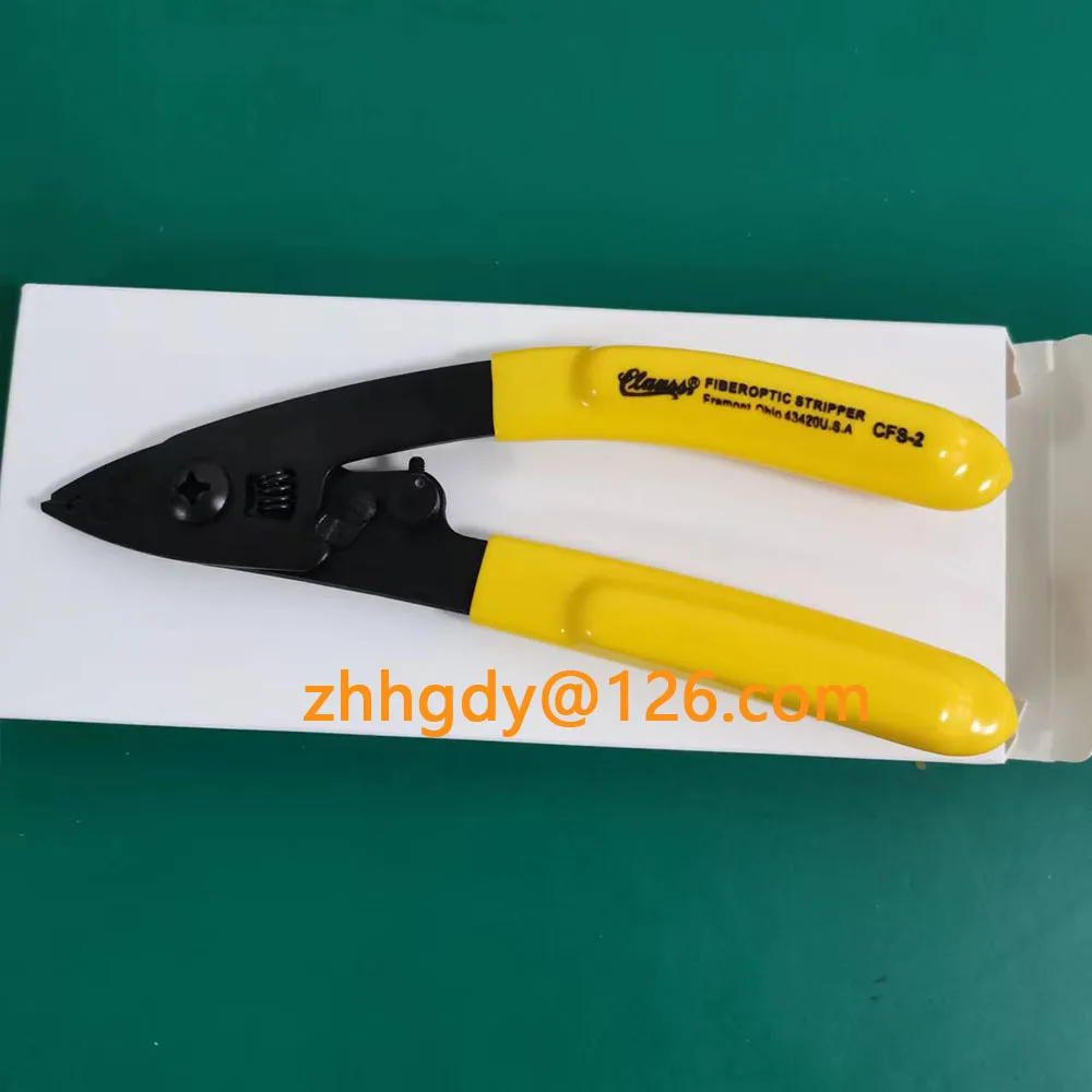 Clauss CFS-2 Fiberoptic Stripper FTTH Tool Optical Fiber Wire Stripping Pliers Miller Forceps