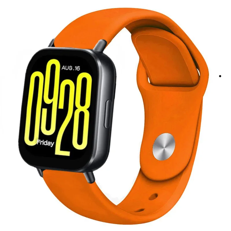 Comfortable 22mm Soft Silicone Strap - Replaceable Wristband for Smartwatches