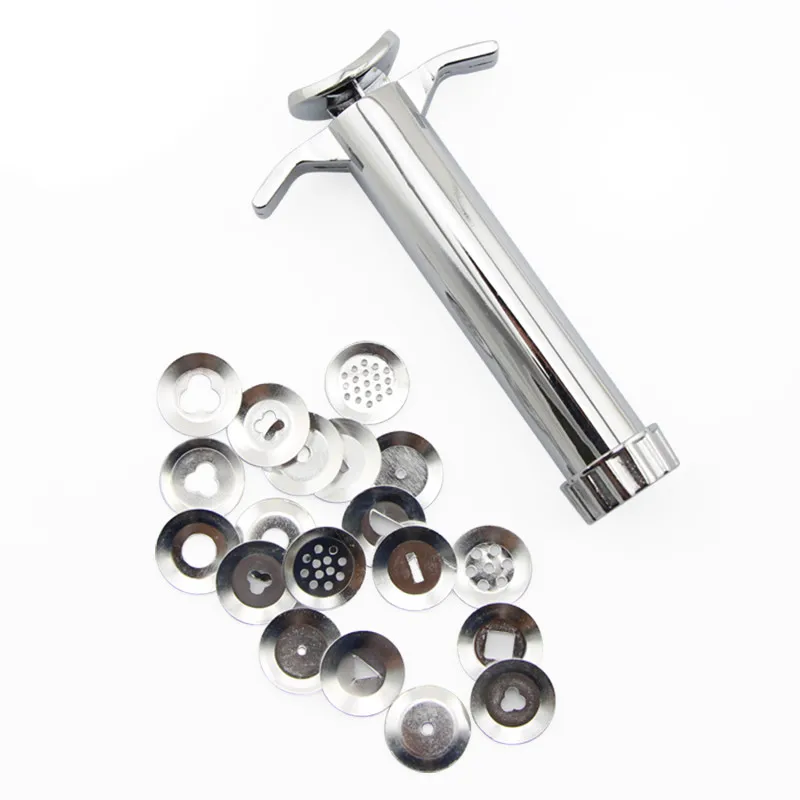 Practical Refill Pack 19 Discs For Sugarcraft Extruder Gun Cake Art Decoration Tool