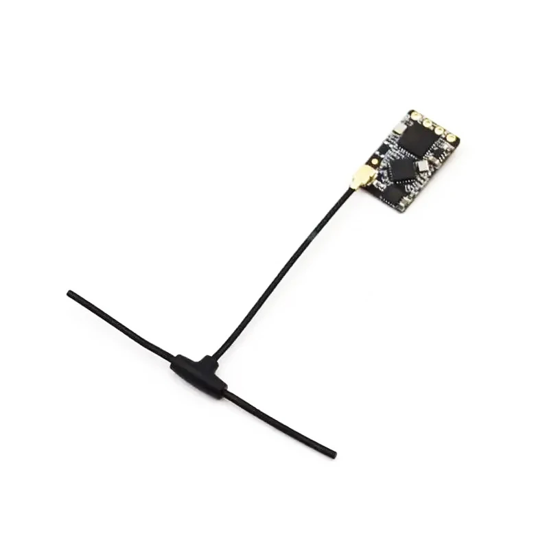 Boîte du récepteur ELRS 2.4G ExpressLRS pour drone FPV, avec logo et spécifications techniques imprimés.