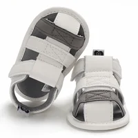 0-18Months Newborn Baby Boy Shoes Spring Autumn Gray White Patchwork Baby Boy Soft Sole Shoes Infant Baby Sandals Dropshipping 5
