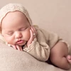 Chic Infant Baby Angel Crystal Rings Photography Props Baby Cupid Cosplay Cute Rhinestone Shining Rings For 0-3 weeks Newborn 4