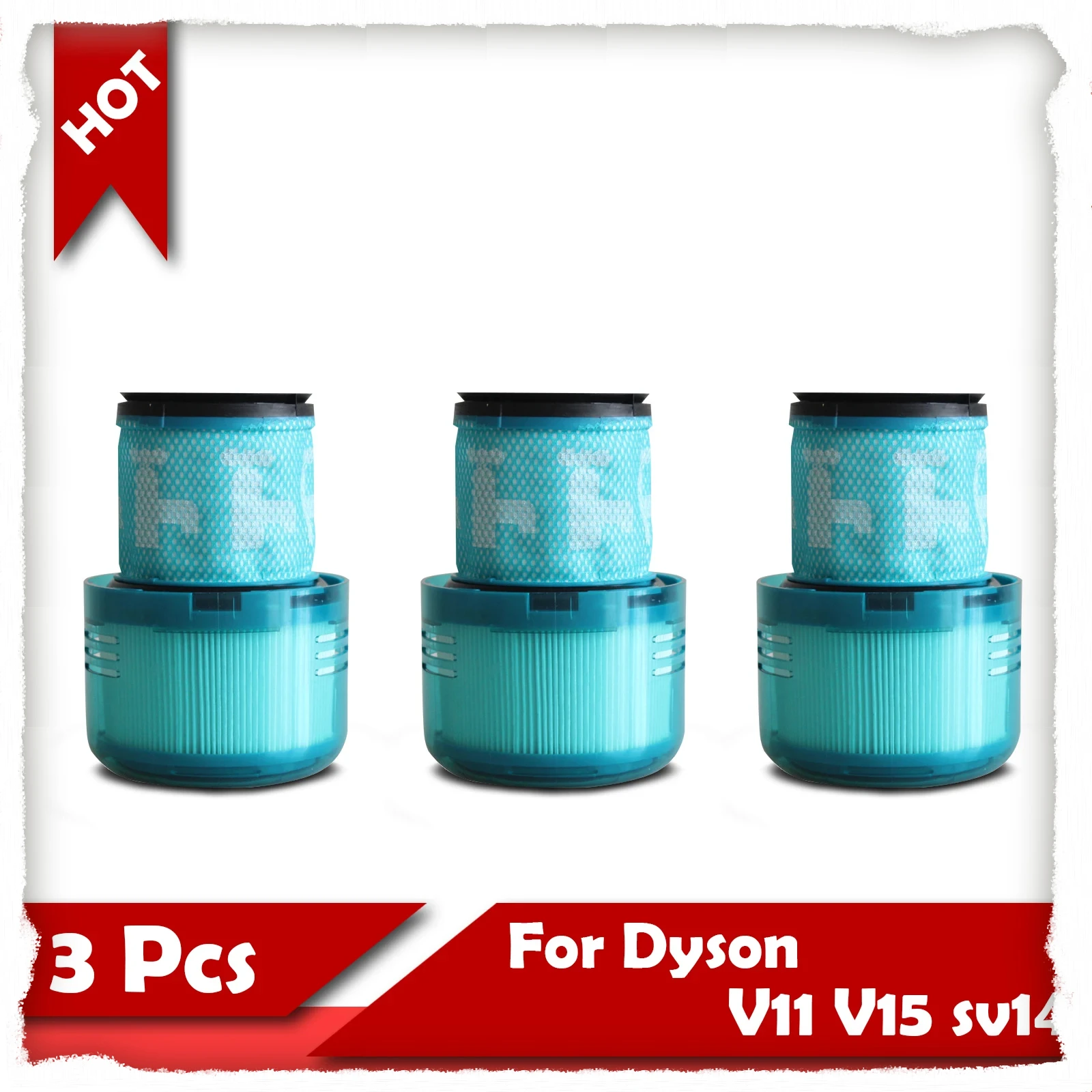 

HEPA-фильтр для Dyson V11 V15 SV14, сменные фильтры для пылесоса Dyson, 3 шт.