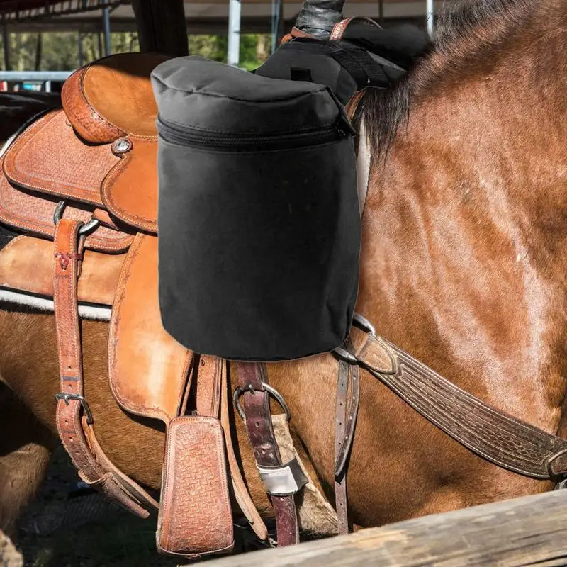 Horn Saddle Bag Set Large Capacity Durable Pommel Saddlebag Combo For Cross Country Riding Saddle Bag Luggage Bags