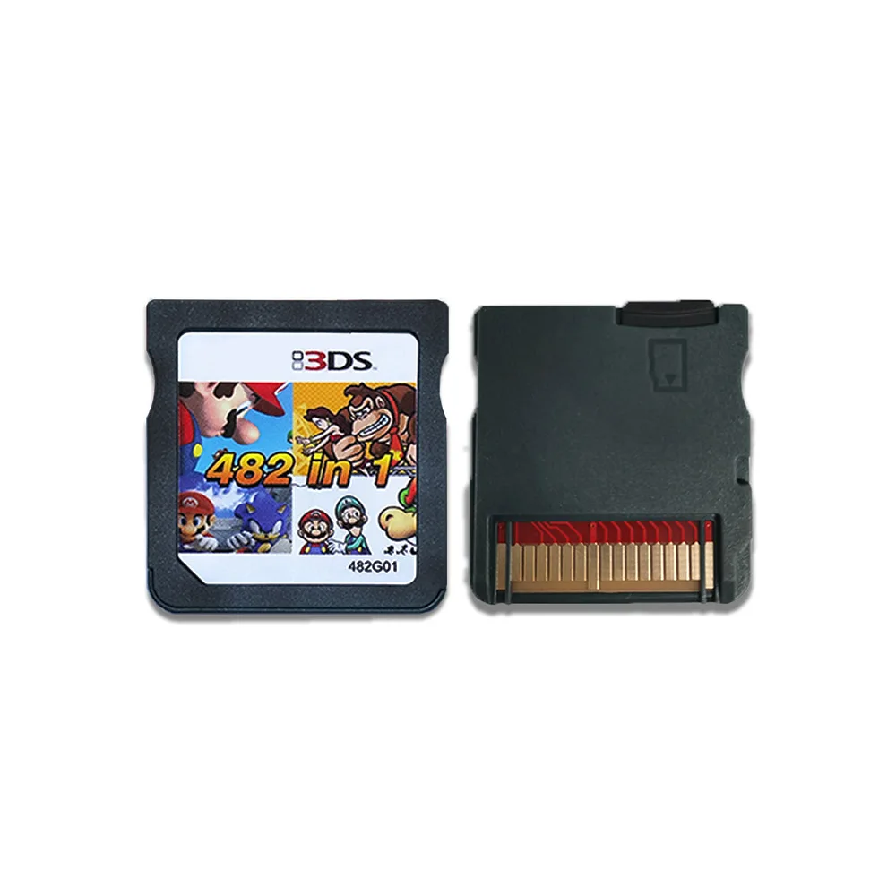 482 in 1 카드 편집 DS NDS 3DS 3DS NDSL 게임 카트리지 카드, 비디오 게임, 휴대용 플레이어 (R4 카드)