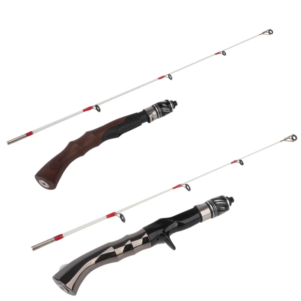 Canne à pêche sur glace ultralégère pour crevettes, 60 et 70 cm, équipement portable hiver