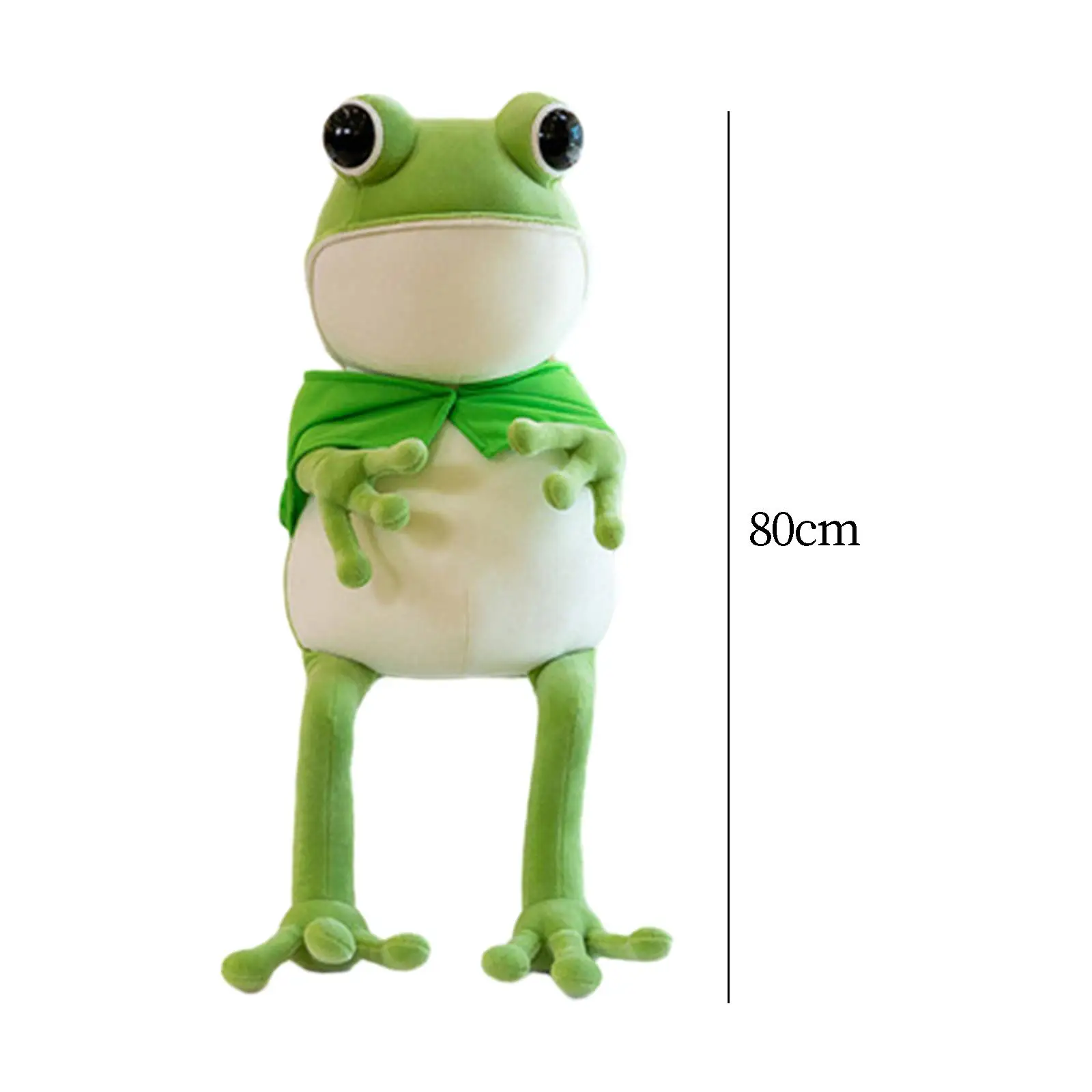 Frog Stuffed Animal Toy Gift Cartoon Pillow Frog Stuffed Toy Cute Plush Toy for Home Decoration Living Room Car Bedroom Kids