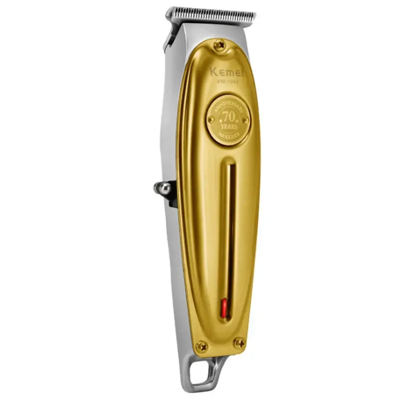 Original Kemei Full Metal Professional Hair Trimmer For Men Lithium Beard Trimmer Electric Barber Clipper Hair Cutting Machine hair clipper hair trimmer