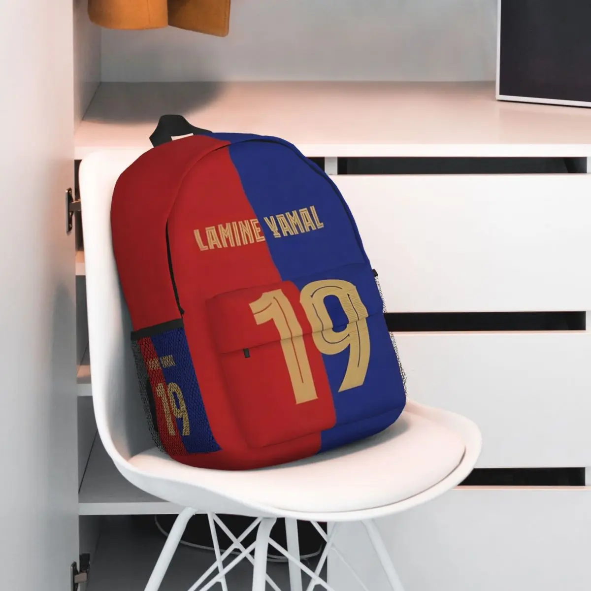 Custom Lamine Yamal Num 19 Backpacks Boys Girls Bookbag Casual Children School Bags Laptop Rucksack Shoulder Bag Large Capacity 6