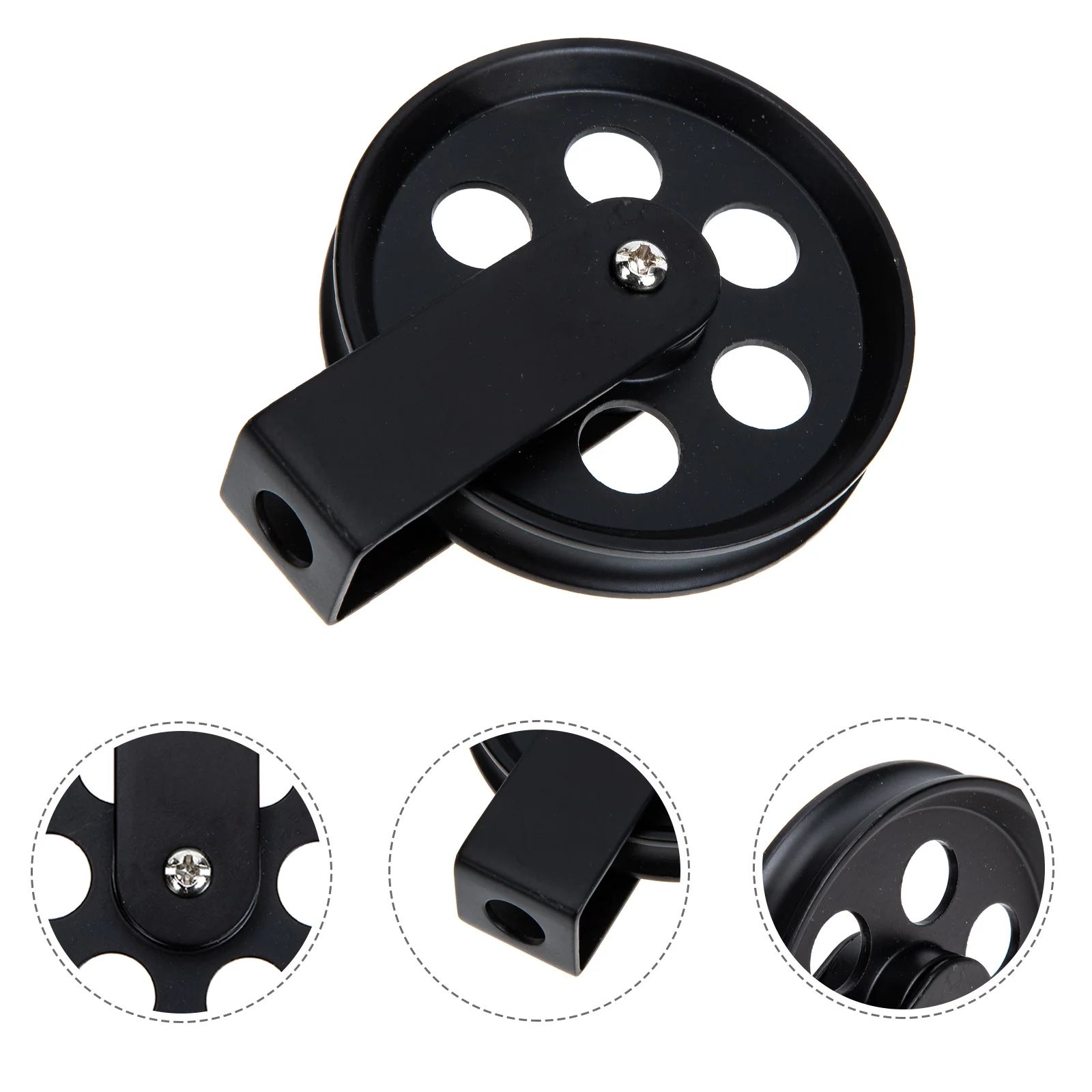Black Retro Pulley Wheel for Pendant Lamp and Iron Wheel for Wall Lamp Vintage Industrial Style Lighting Fixture Accessory pendant lights,pendant lamp,vintage pendant lights,rope pendant lamp
