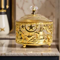 New Eid Mubarak Food Tray Islamic Ornament Storage Box Plastic Snack Storage Tray Ramadan Decoration Festival Party Supplies 1