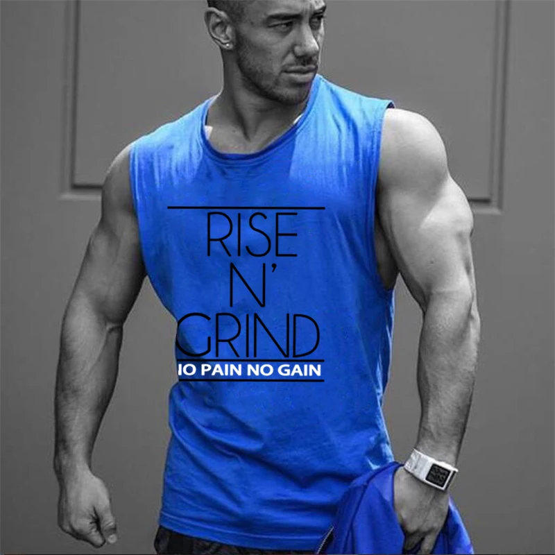 

Fitness Clothing Canotte Bodybuilding Sleeveless Shirt Gyms Stringer Tank Top Men Brand Muscle Vest Sportswear Tanktop Men