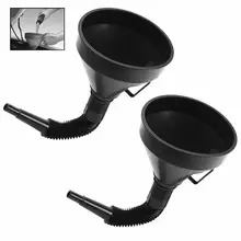

2pcs Motorcycle Car Spout Filling Funnel Oil Water Fuel Petrol Strainer Oil Liquid Spout Diesel Filling Tool Car Accessaries