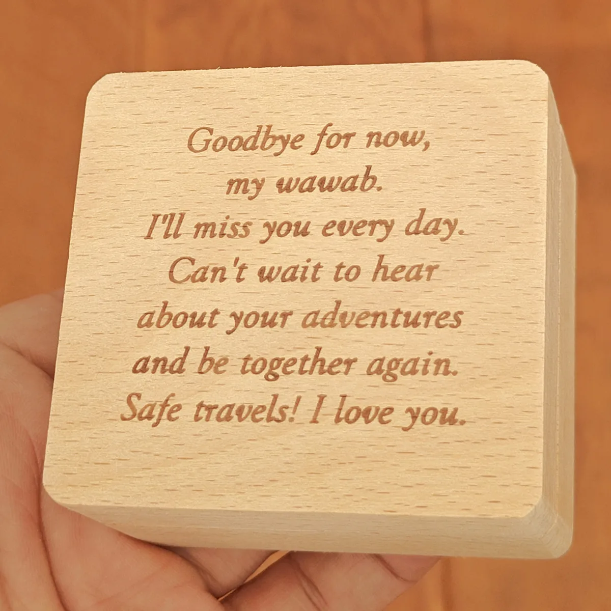 

Safe Travels Customized Photo Music Box, Monthsary, Anninersary, Christmas, Birthday gifts