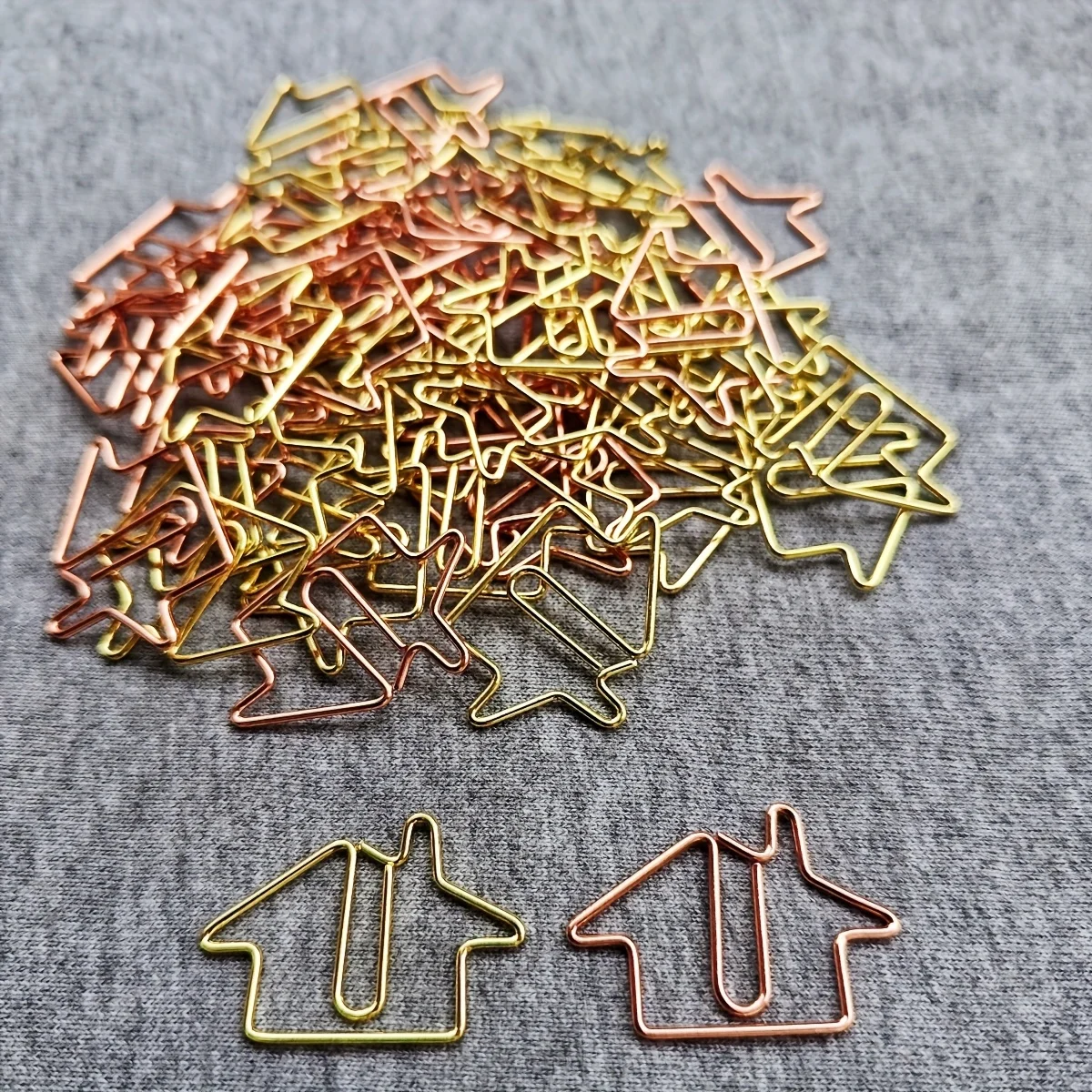 15/25Pcs 집 모양의 종이 클립 사무실 문서를위한 대량 재미있는 정리함 학생 서류 다채로운 파일 액세서리 선물