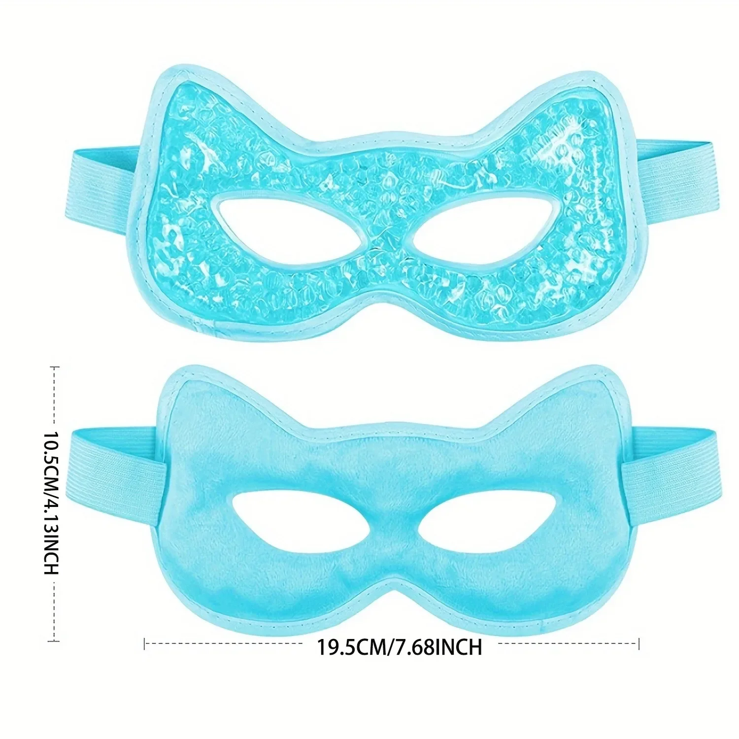 Cat's eyeCooling Eye Mask, Gel Eye Mask Hot Cold Use, Cold Eye Mask for EyesCooling Eye Mask for Eyes - Reusable, Adjustable 2