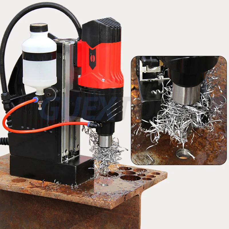 

New Small Electric Magnetic Drill Floor Drill Powerful Magnetic Drill Portable Industrial Grade Drilling Machine 220V Speed